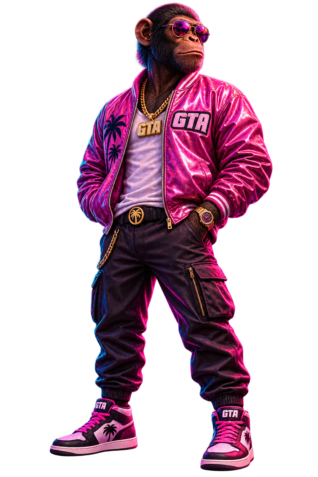 Going To Ape character — ape in Vice City style